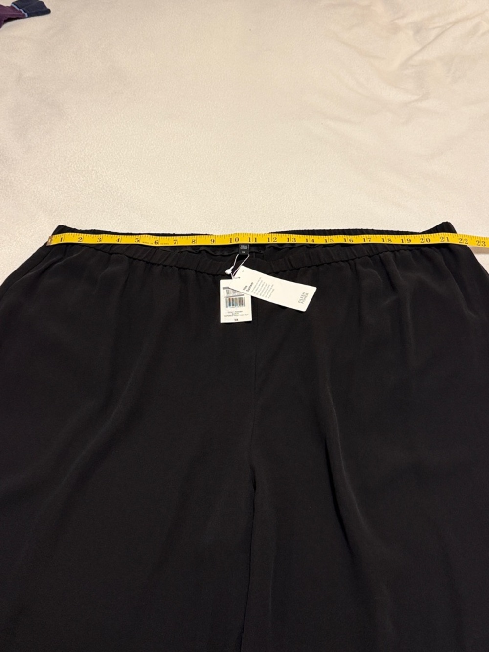 NWT Eileen Fisher The System Black Tapered Pant - Picture 4 of 8